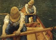 Gustave Caillebotte Oarsman painting